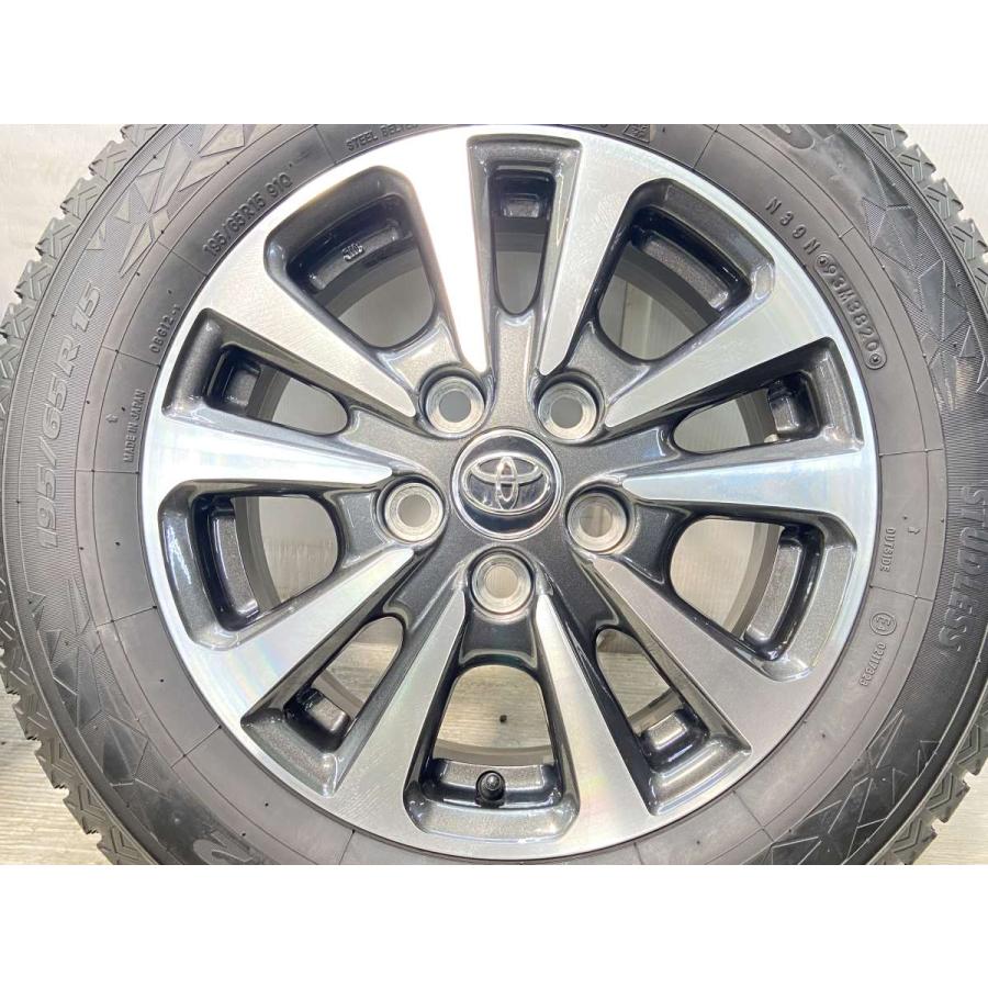 送料込み 195/65R15 スタッドレスタイヤアルミホイール4本 エスクァイア TOYO TIRES（トーヨータイヤ） 中古タイヤ スタッドレスタイヤ