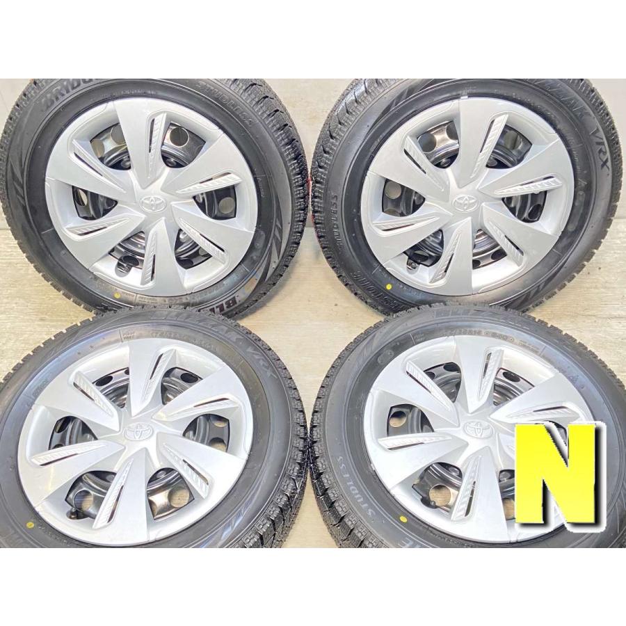 トヨタ用4穴ブリジストンVRXアルミホイールセット