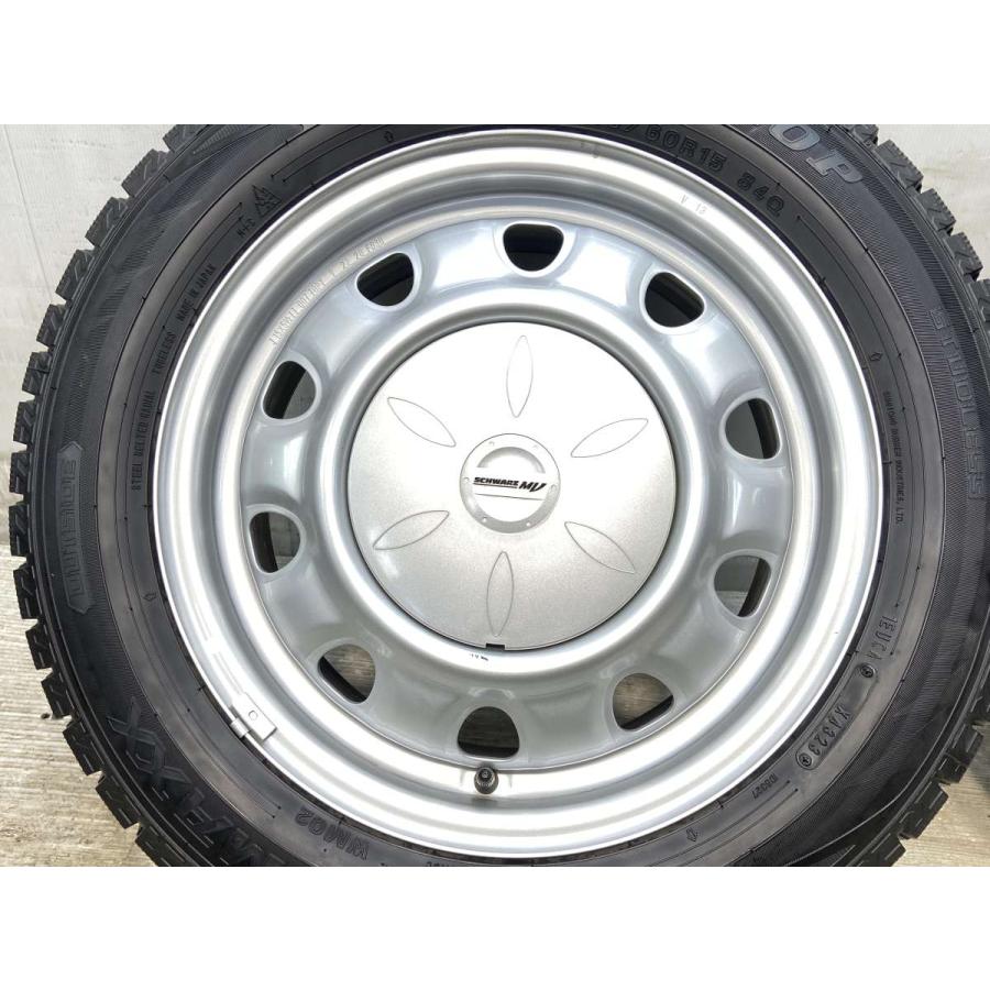 DUNLOP（ダンロップ） 中古タイヤ スタッドレスタイヤ ホイールセット 