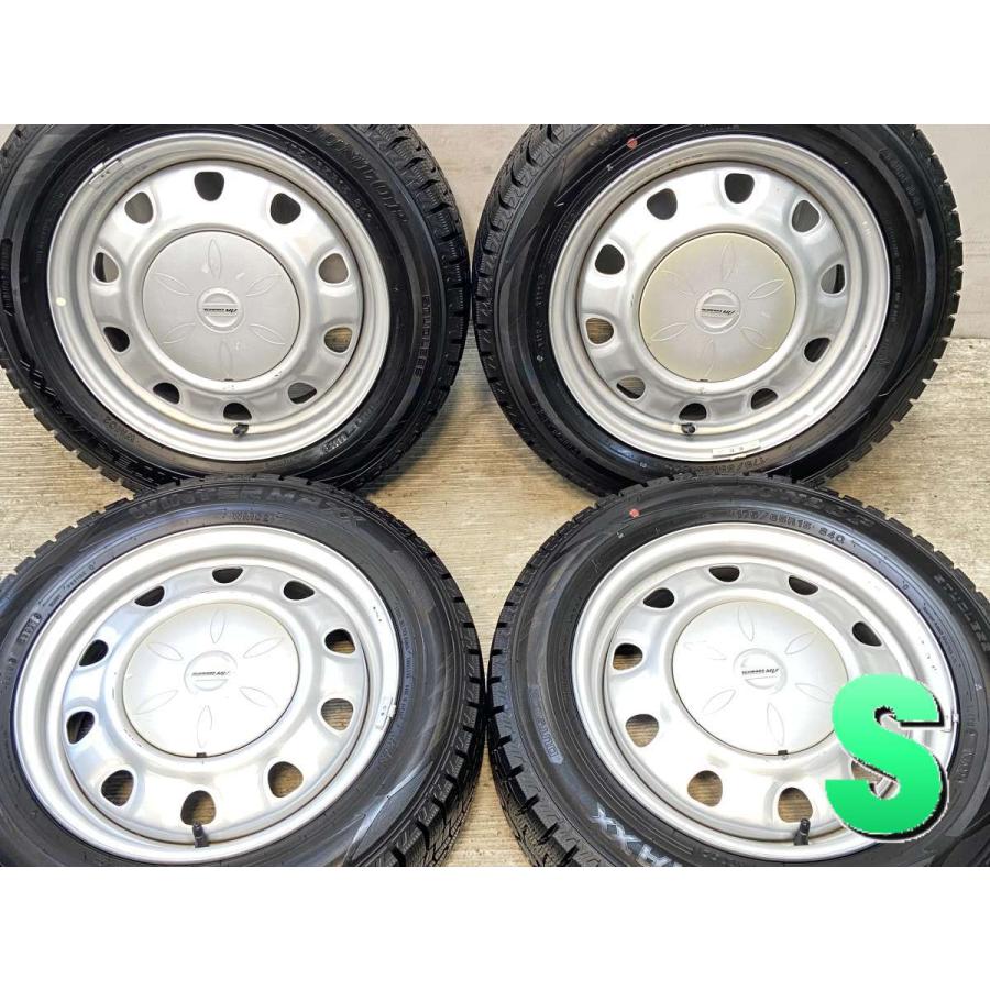 【DUNLOP WM01 175/65R15】スタッドレス【TOPY SCHWARZ MV スチールホイール 15インチ 5.5J4HPCD100/114.3】バリ溝　(TC259) クレジットカード QR決済可能 楽天市場】winter maxx 175/65r15（タイヤ本数4本）（スタッドレス