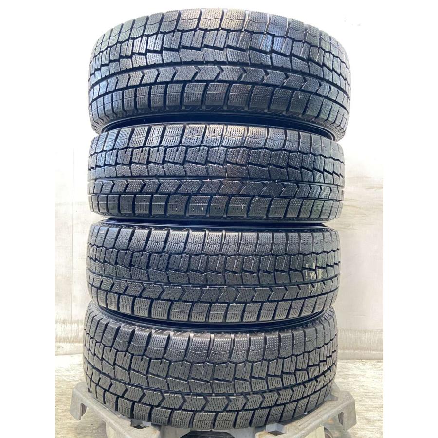 中古タイヤ スタッドレスタイヤ ホイールセット 4本セット 185/60R15    TOPY M60 15x5.5  100-4穴 ダンロップ ウィンターマックス WM02の画像