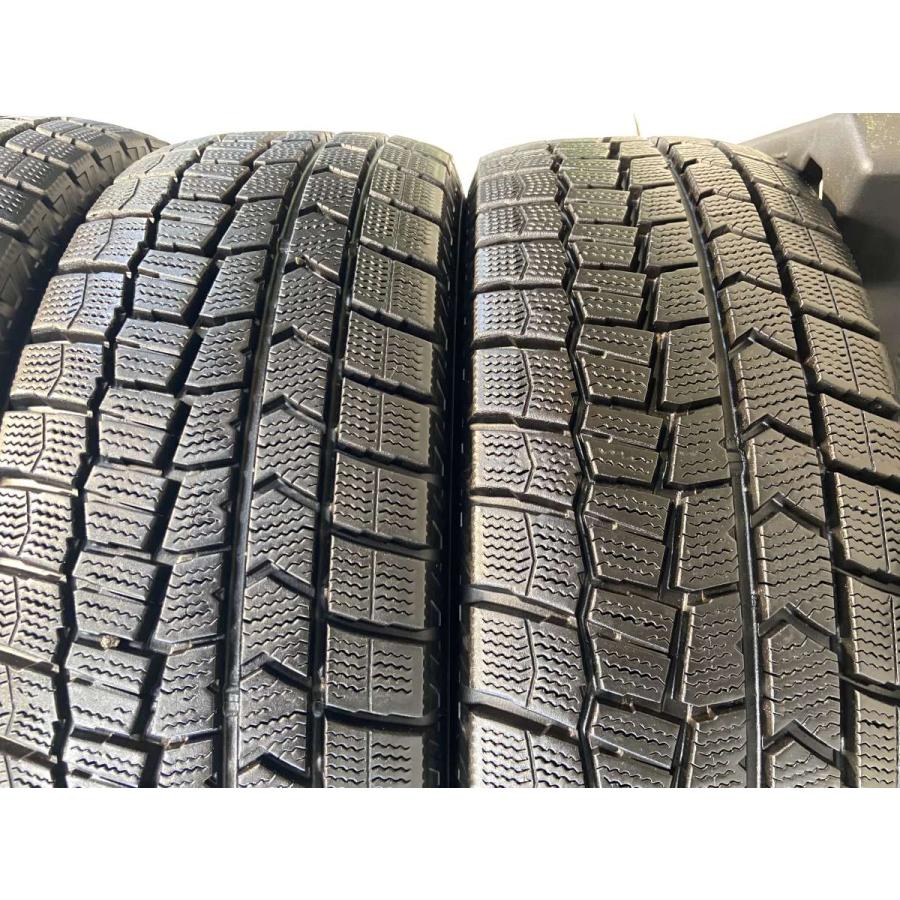 中古タイヤ スタッドレスタイヤ 4本セット 195/65R15  ダンロップ ウィンターマックス WM02の画像