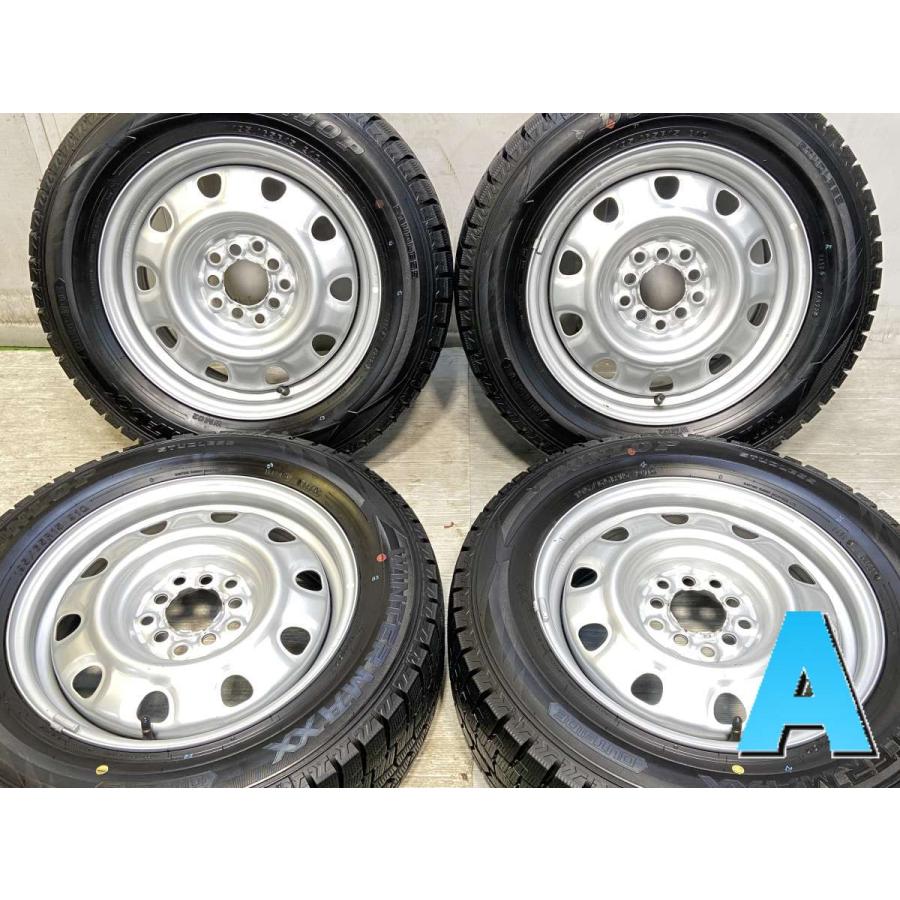 【DUNLOP WM02 195/65R15】スタッドレス【TOYOTA 純正ホイール 15インチ 4本 6J5HPCD114.3】21年製 バリ溝 ハブ径60mm　(KTK017) クレジットカード QRコード決済可能 DUNLOP（ダンロップ） 中古タイヤ スタッドレスタイヤ ホイールセット