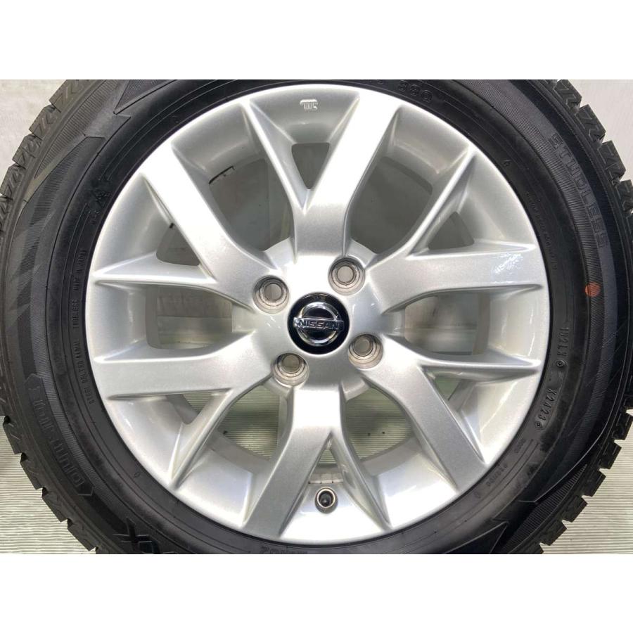 日産純正　185/65R15 ホイール4本セット ダンロップスタッドレスタイヤ DUNLOP（ダンロップ） 中古タイヤ スタッドレスタイヤ ホイールセット