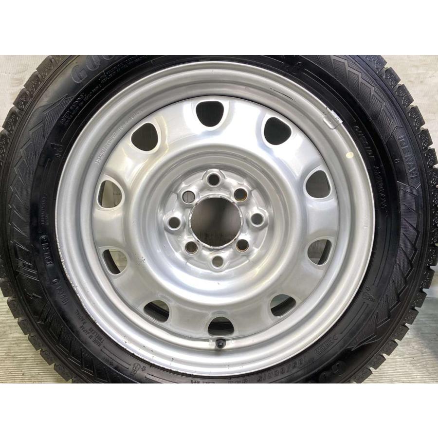 中古タイヤ スタッドレスタイヤ ホイールセット 4本セット 185/60R15    TOPY V13 15x5.5 42 100/114.3-4穴 グッドイヤー アイスナビ 8の画像