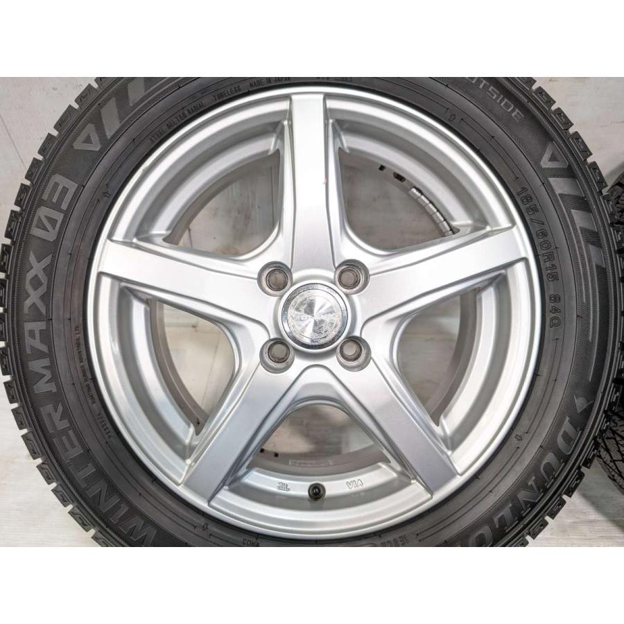 DUNLOP（ダンロップ） 中古タイヤ スタッドレスタイヤ ホイールセット