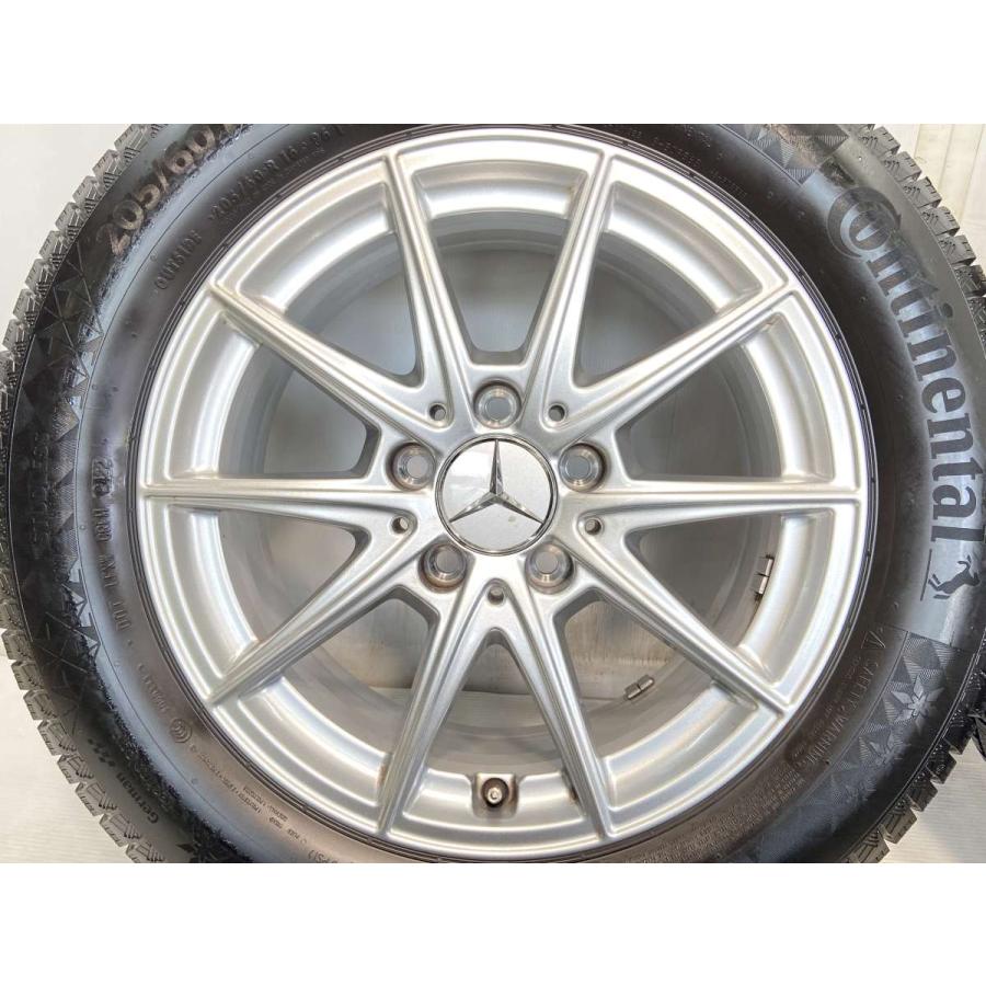 中古タイヤ スタッドレスタイヤ ホイールセット 4本セット 205/60R16    16x6.5 44 112-5穴 コンチネンタル NC6｜aingshop｜05