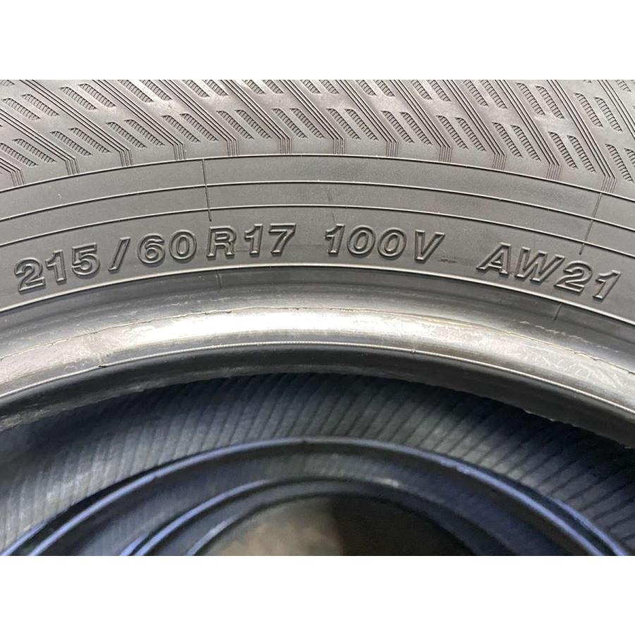 中古タイヤ スタッドレスタイヤ 4本セット 215/60R17  ヨコハマ ブルーアース4S AW21_4