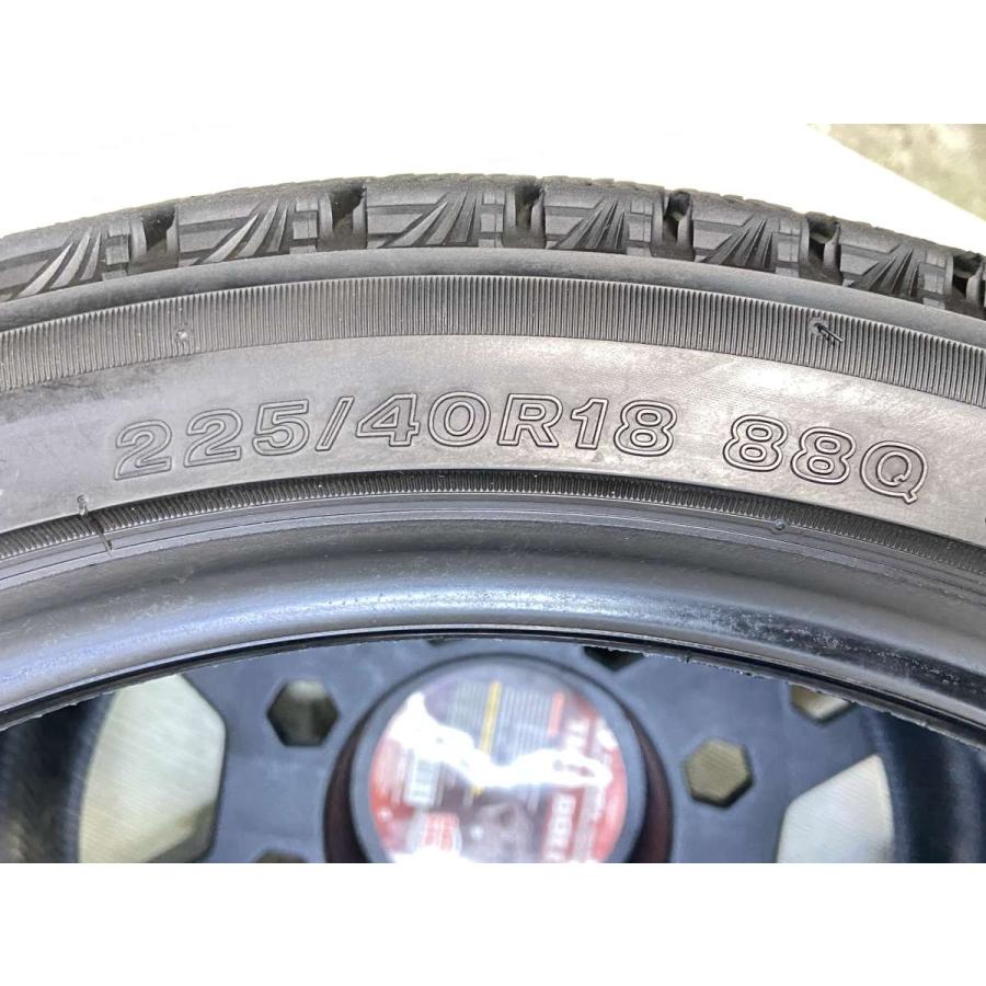 中古タイヤ スタッドレスタイヤ 2本セット 225/40R18  ブリヂストン ブリザック VRX3の画像