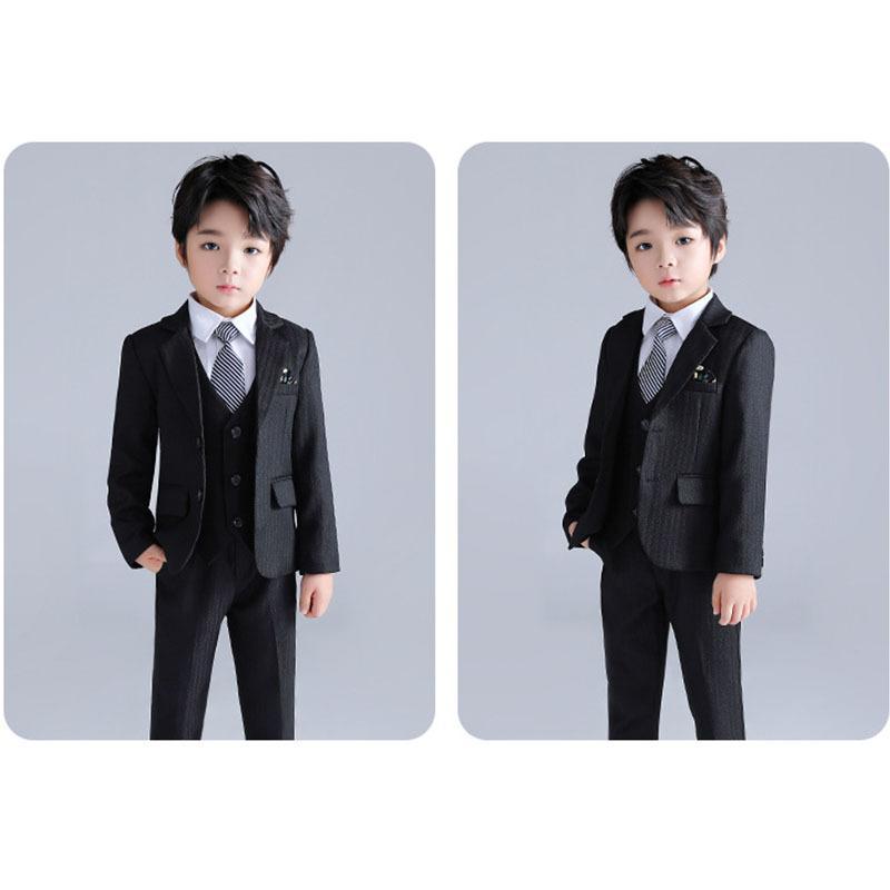 子供スーツフォーマル タキシード男の子ストライプ セットアップ