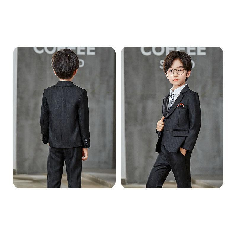 男子スーツ　入学式　卒業式　175〜185 ヘリンボーン柄　チャコールグレー 男の子 スーツ フォーマル 卒業式 小学校 入学式 結婚式 紳士服 5点