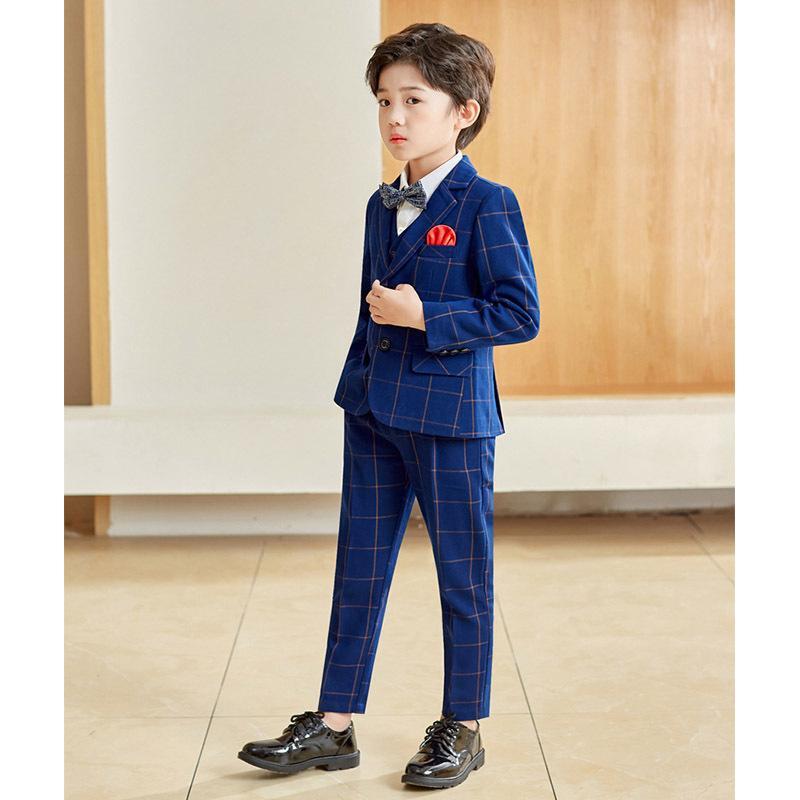 子供服 フォーマル スーツ おしゃれ チェック柄 入学式 卒業式 男の子