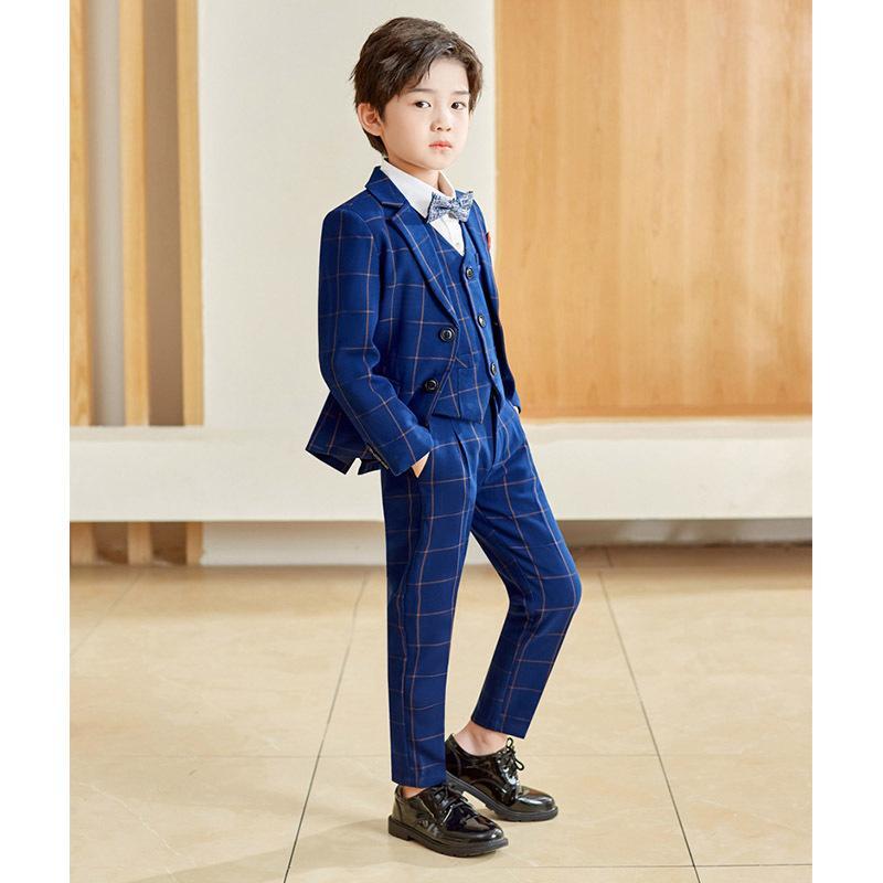 子供服 フォーマル スーツ おしゃれ チェック柄 入学式 卒業式 男の子