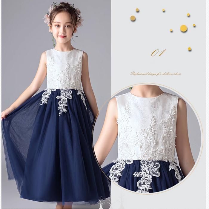 子供ドレス ピアノ 発表会 ドレス 女の子ロングドレス 結婚式 七五三