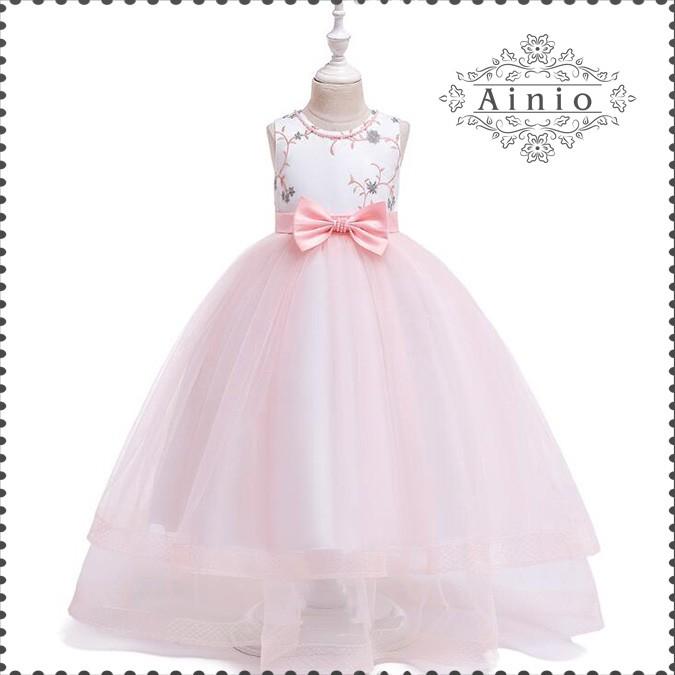 ピアノ 発表会 ドレス 子供ドレス ジュニアドレス 結婚式 キッズ 女の子ドレス七五三 演奏会 入学式 子供服 フォーマル ドレス 110 1 130 140 150 160 Aini260 Ainio 通販 Yahoo ショッピング