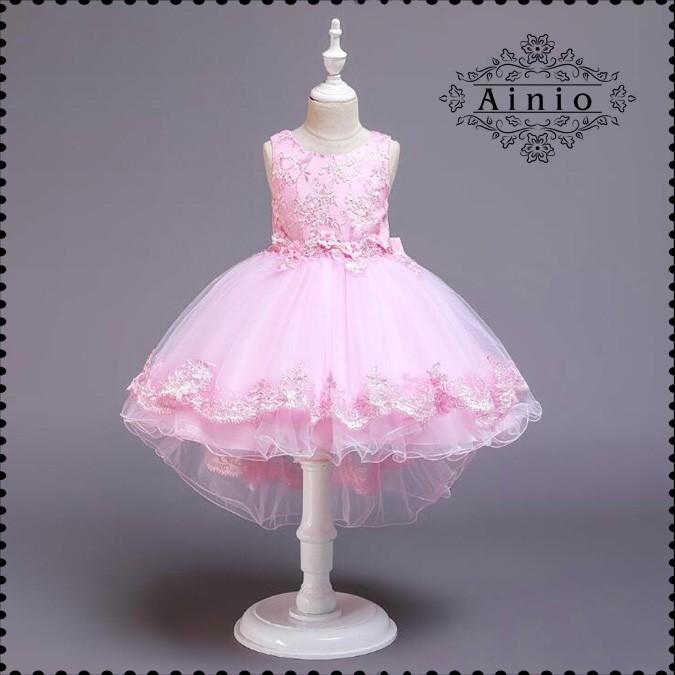 【高級感溢れる刺繍柄】発表会 ドレス  子供ドレス  ジュニアドレス 結婚式 キッズ 女の子ドレス七五三 演奏会 入学式  子供服  110 120 ワンピース 150 160 |  | 01