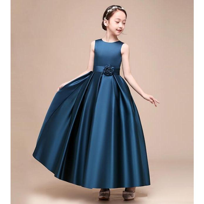 子供ドレス ピアノ発表会 女の子ロングドレス キッズドレス 子供 キッズ 即納 発表会ドレス ピアノ 子供 ドレス 7色 子どもドレス 発表会