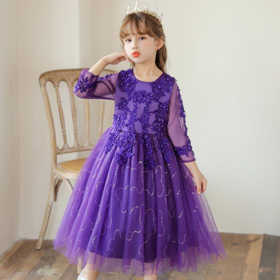 新作 子ども ドレス ピアノ発表会 女の子ワンピース 子供ドレス キッズ