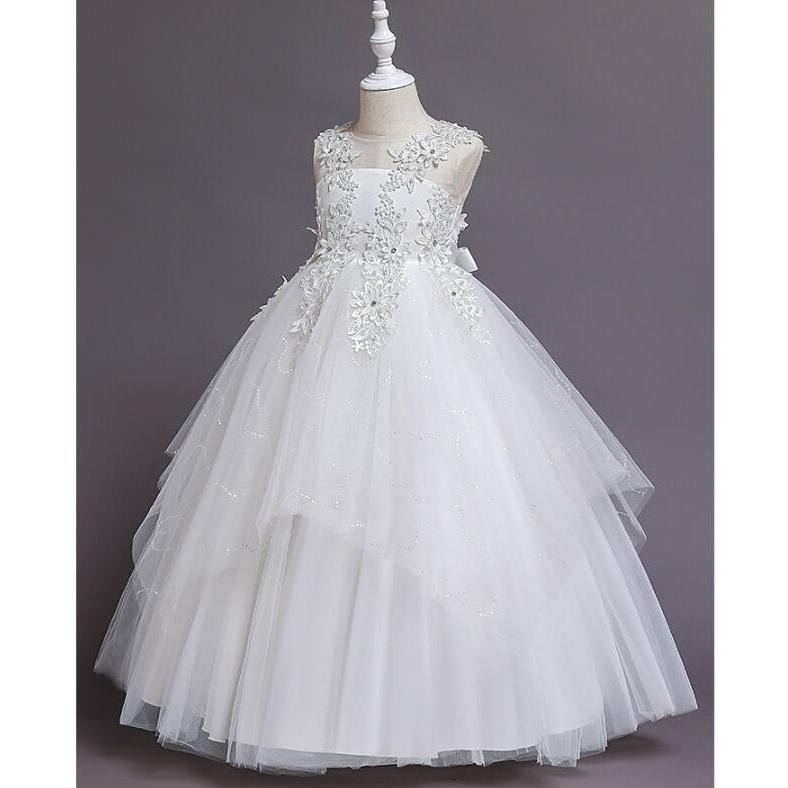 子供ドレス 2025ピアノ 発表会 ドレス 女の子ドレス ロングドレス 演奏