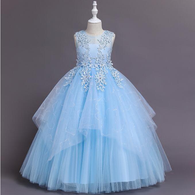 子供ドレス 2025ピアノ 発表会 ドレス 女の子ドレス ロングドレス 演奏