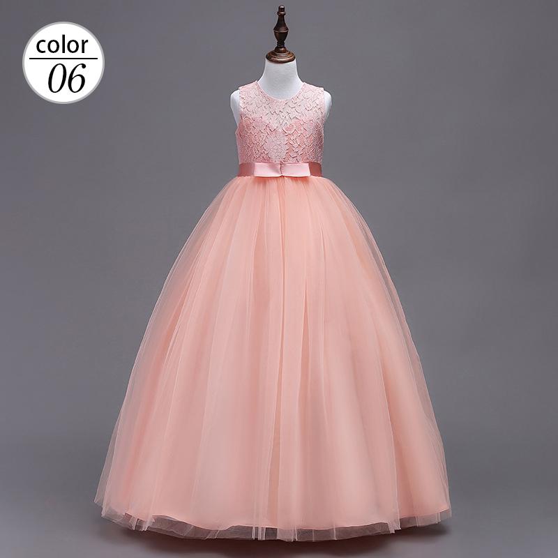 新色追加】子供ドレス ピアノ発表会 ロング ドレス 子供 子どもドレス