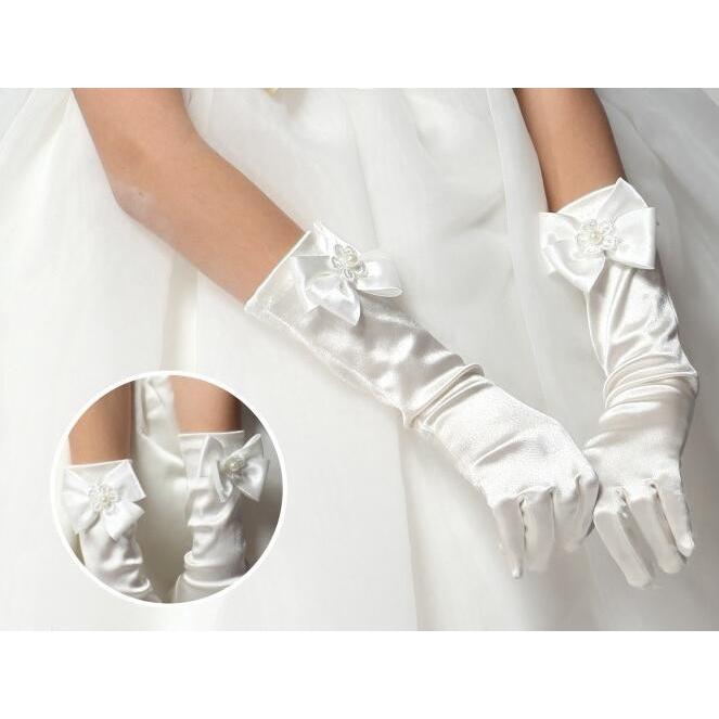 子供手袋 フォーマルグローブ手袋 ウェディング手袋 女の子グローブ 子供用手袋 パーティー アクセサリー 結婚式 発表会 ダンス演出 |  | 03