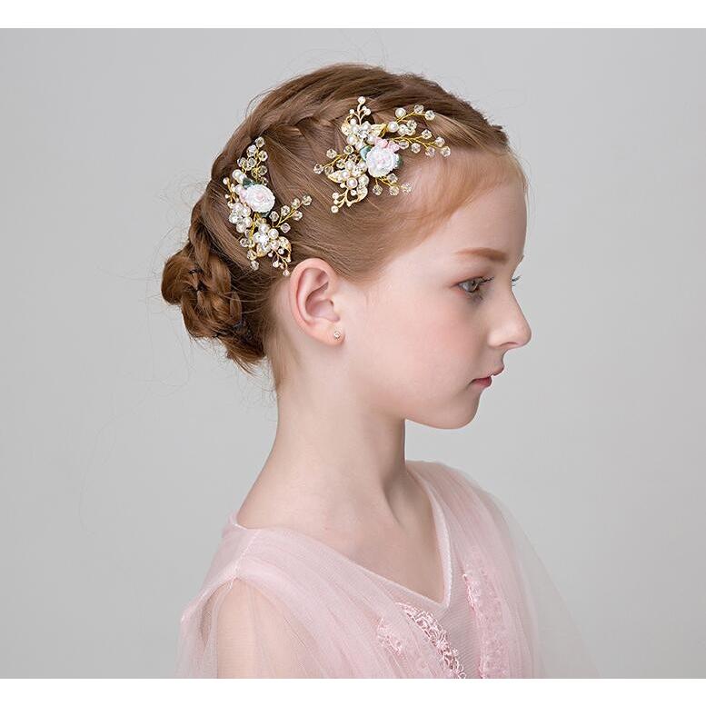 子供髪飾り ヘアアクセサリー ヘアピン カチューシャ ヘアバンド可愛い 七五三 結婚式 ピアノ発表会 二次会 ダンス演出 キッズ髪飾り Tos 036 Ainio 通販 Yahoo ショッピング