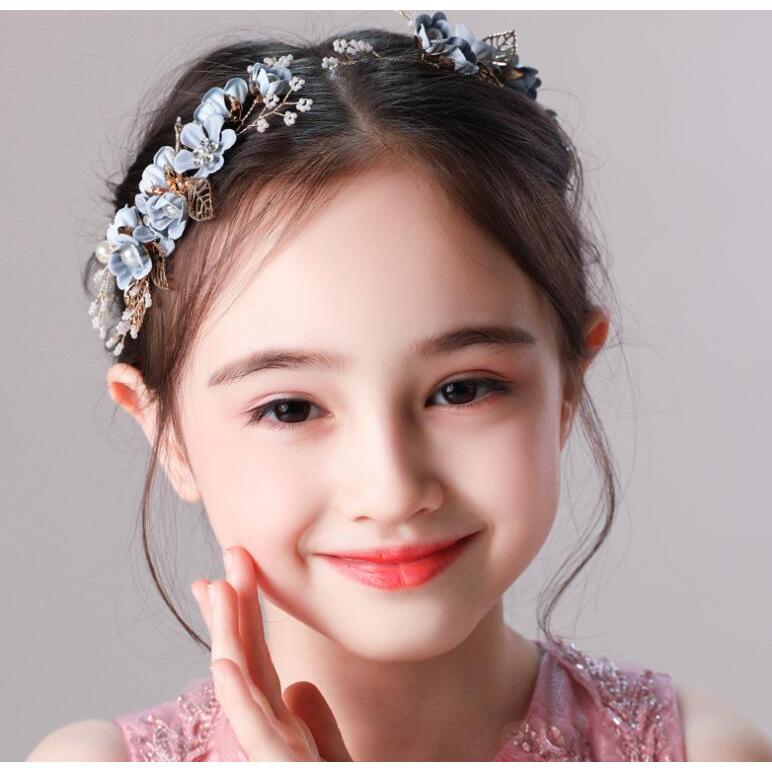 新品 子供髪飾り ヘアアクセサリー 2点セット 発表会 結婚式 高級 