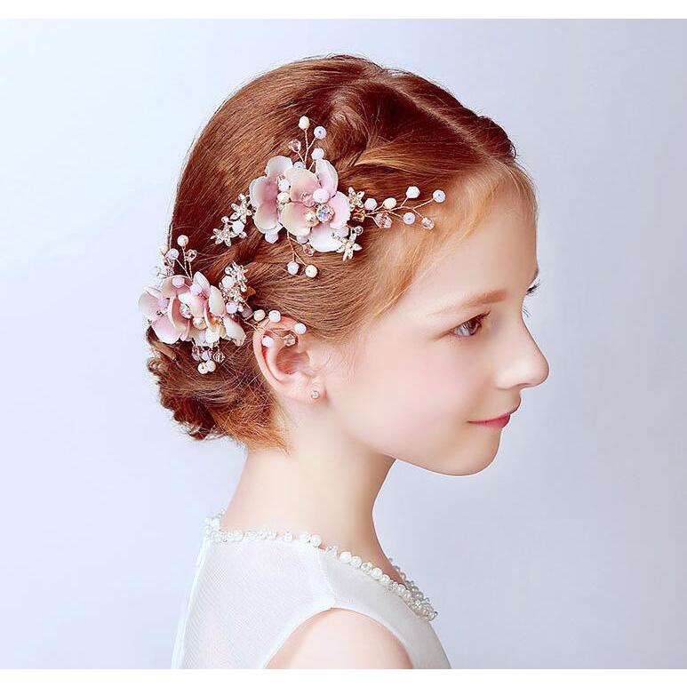 ヘアアクセサリー 子供髪飾り 22新品 カチューシャ キッズ髪飾り ダンス演出 ピアノ発表会 ヘアバンド可愛い ヘアピン 七五三 二次会 結婚式 スーパーセール 22新品