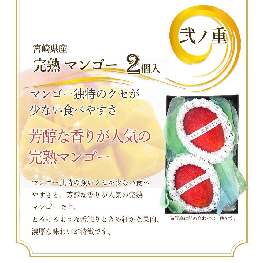 フルーツ ギフト 夏ギフト 国産 完熟マンゴー【プチ重箱プレミアム マンゴー】くだもの 果物 内祝 お祝い お見舞い 誕生日 出産内祝 |  | 03