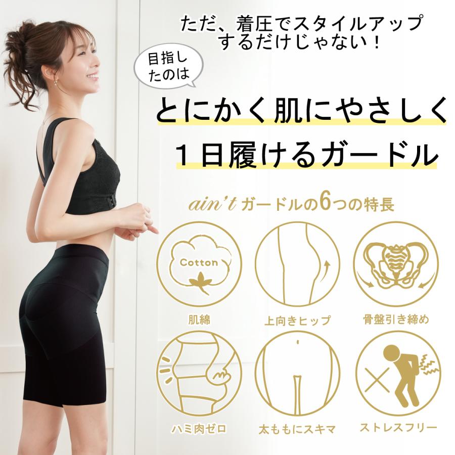 ガードル 骨盤ガードル 日本製 補正下着 綿混 ヒップアップ レディース