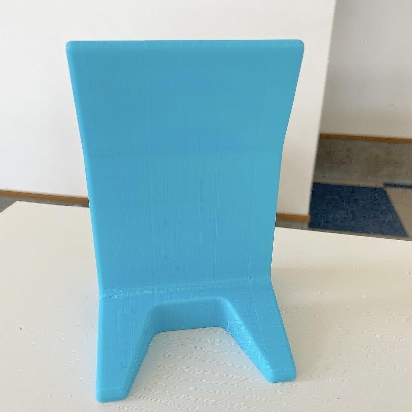 ビションフリーゼ　スマホスタンド　水色 |  | 03