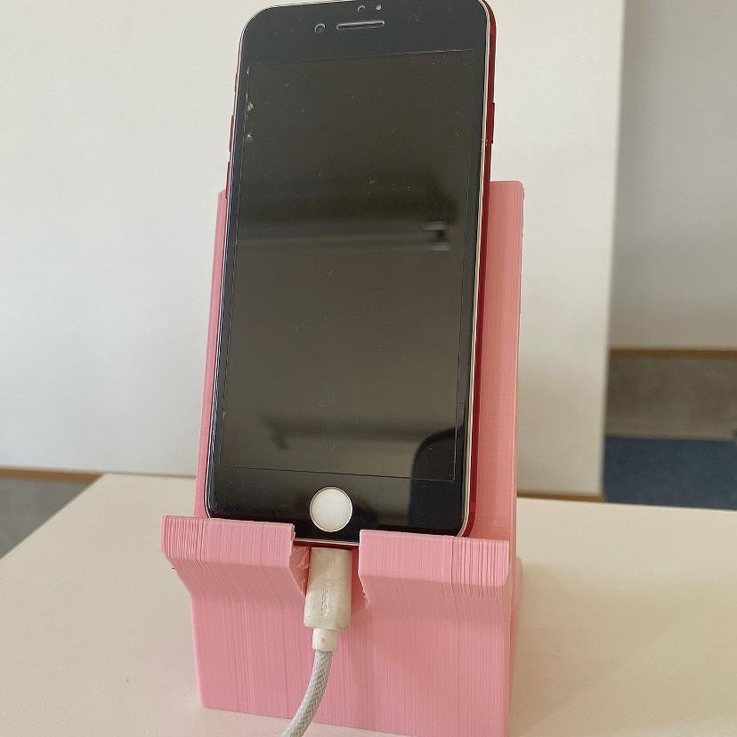 スマホスタンド　ビションフリーゼ　パステルピンク |  | 02