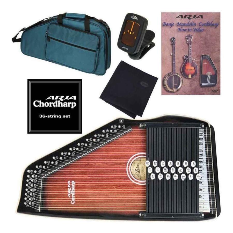 ARIA ACH-21+専用弦+教則DVD+チューナー+クロス アリア コード ARIA ACH-21+専用弦+教則DVD+チューナー+クロス アリア コード