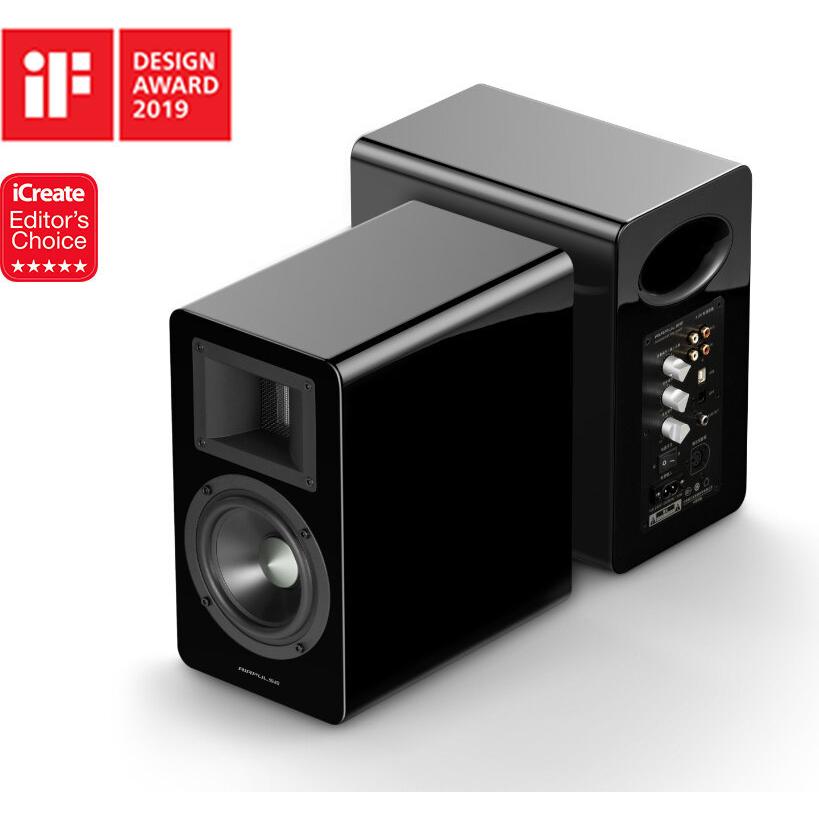 AIRPULSE A100 BT5.0 BLACK/ペア DAC内蔵 アクティブ スピーカーの画像