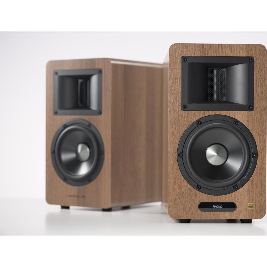 AIRPULSE A200T WALNUT(ペア) アクティブ スピーカーの画像