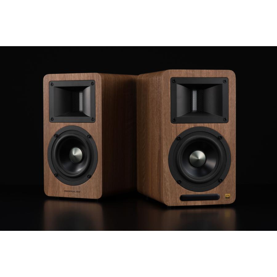 AIRPULSE A80 WALNUT/ペア DAC内蔵 アクティブ スピーカーの画像