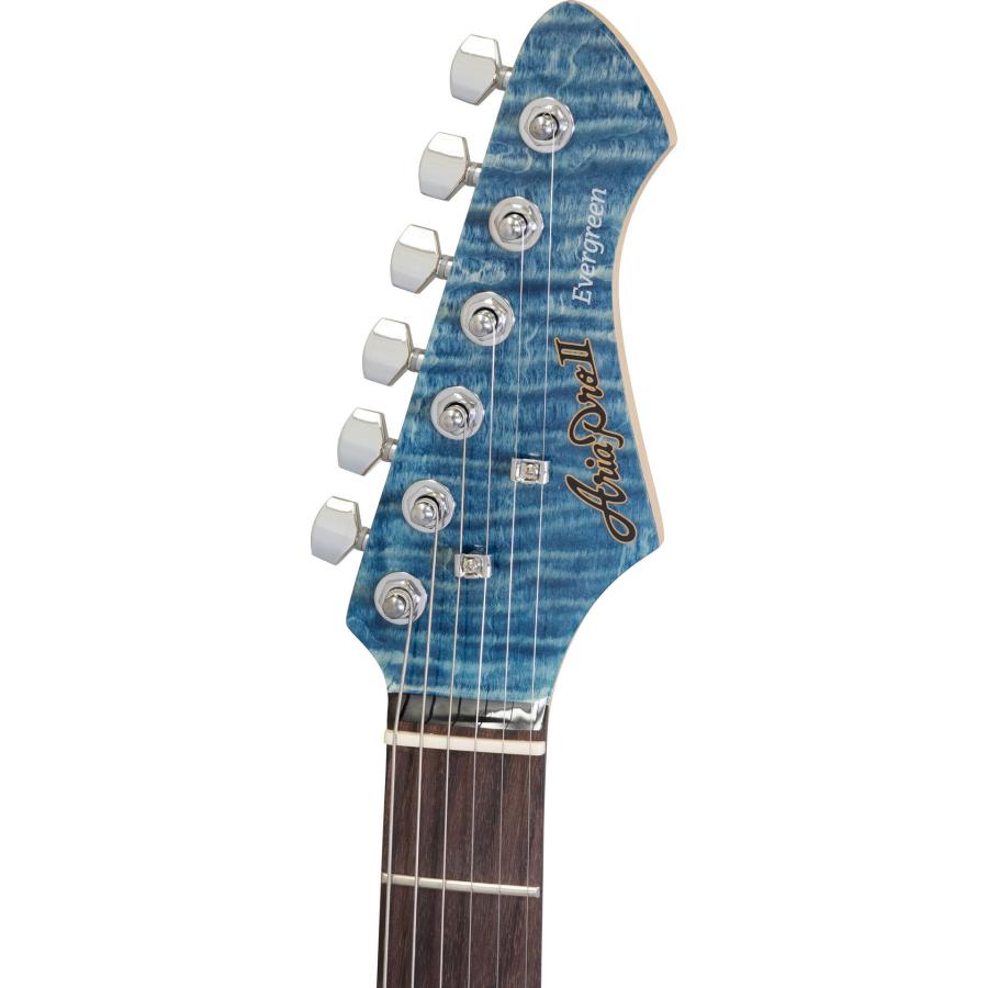 Aria ProII 615-AE200 LRBL(Lorelei Blue) エレキギター/ギグバッグ付
