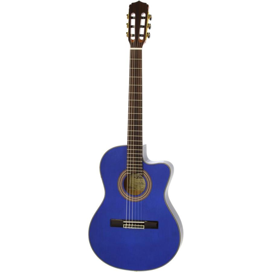 ARIA A-48CE/SBL(See-through Blue) 薄胴ボディ エレガット/ケース付 
