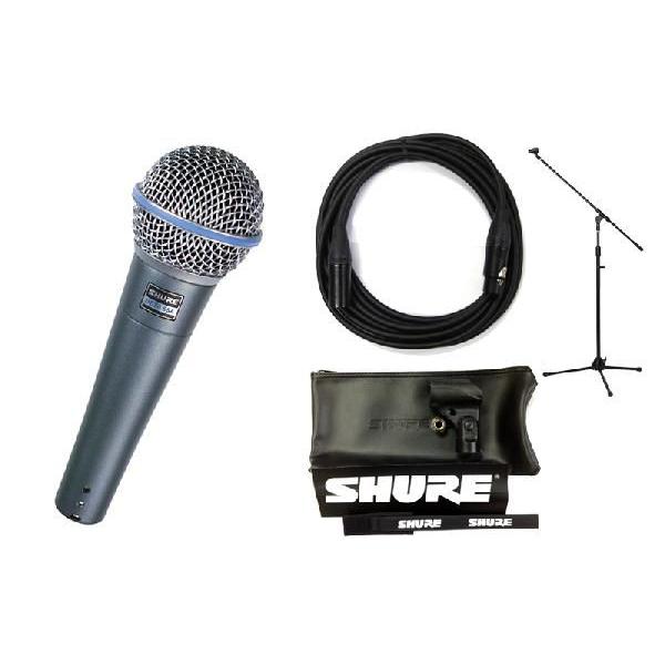 [マイクスタンド+CANAREケーブル付8点セット]SHURE BETA58A ボーカル用/正規品2年保証
