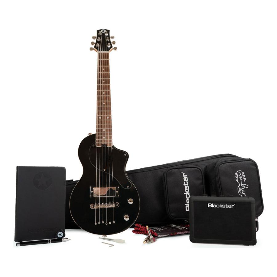 贈与Blackstar CARRY-ON DELUXE PACK BLACK ミニギター   FLY3 Bluetooth セット