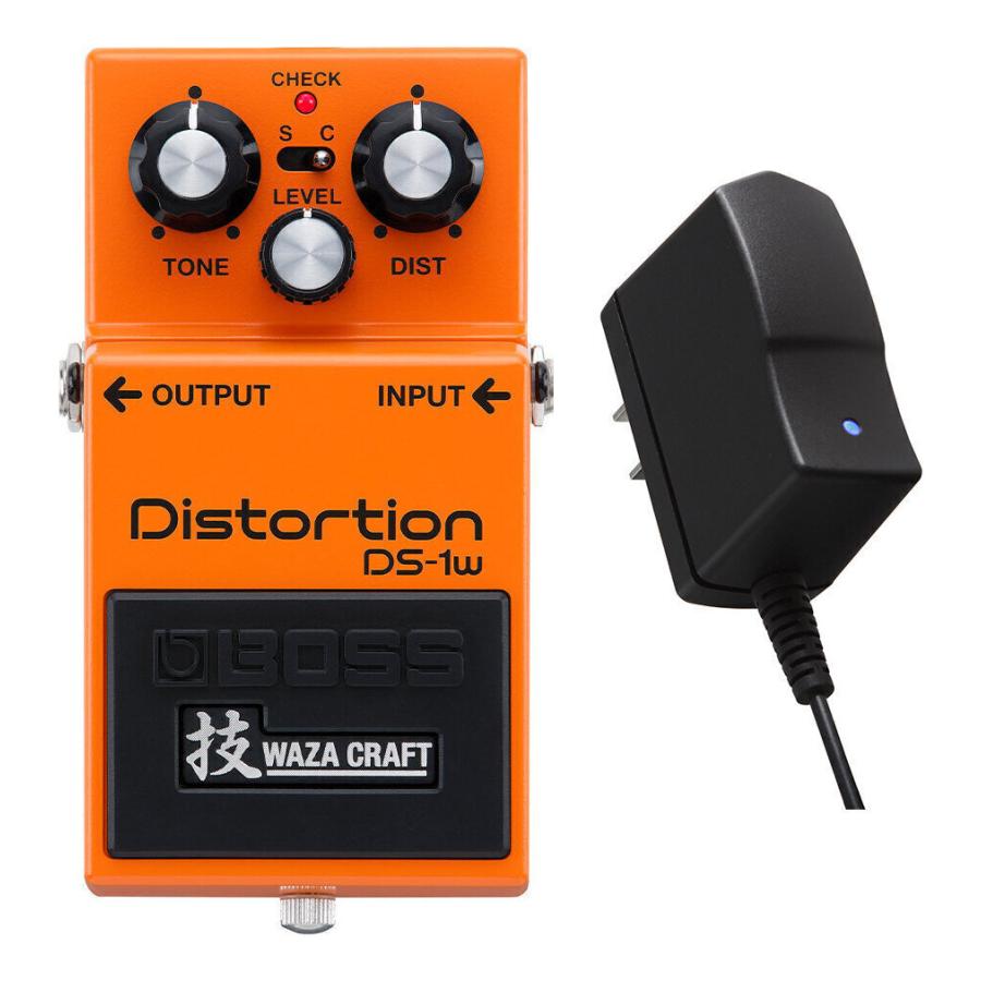 BOSS DS-1W + PSA-100S2(純正ACアダプター) 技 WAZA CRAFT 中域に力強 