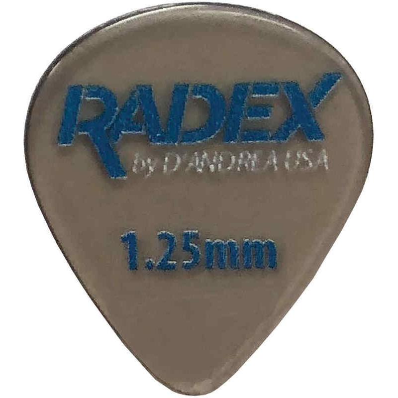 [6枚セット]D'Andrea RDX551 1.25 [1.25mm] RADEXシリーズ ポリフェニルスルホン ギター ピック 6枚セット メール便発送・代金引換不可