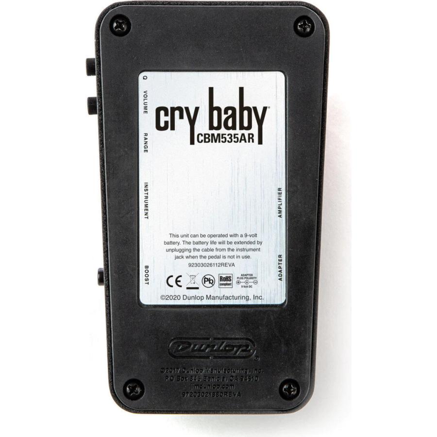 Dunlop CBM535AR オートリターン機構装備 クライベイビーミニ Cry Baby Mini Wah ワウペダル｜aion｜06