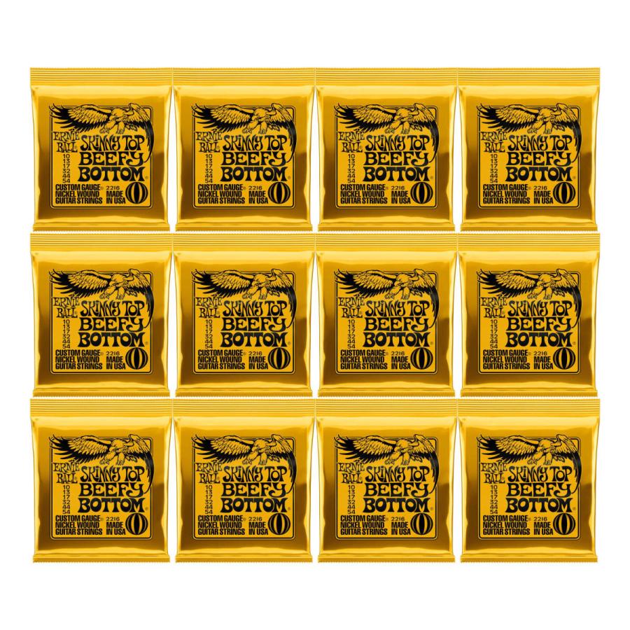 ERNIE BALL 2216×12 [10-54] SKINNY TOP BEEFY BOTTOM エレキギター弦