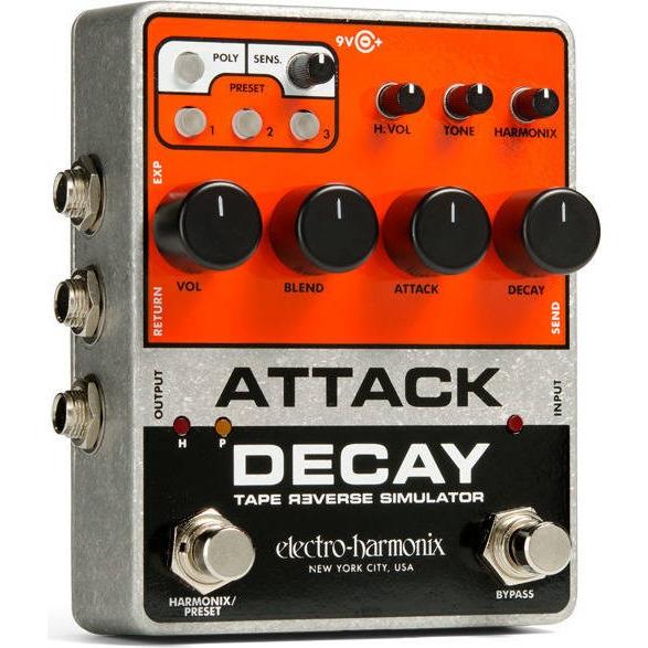 ELECTRO HARMONIX ATTACK DECAY Tape Reverse Simulator テープ・リバース・シミュレーター | 