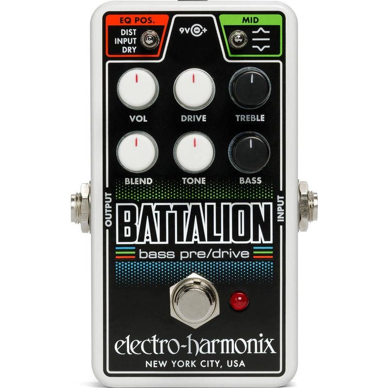 ELECTRO HARMONIX Nano Battalion Bass Preamp Overdrive ベース用
