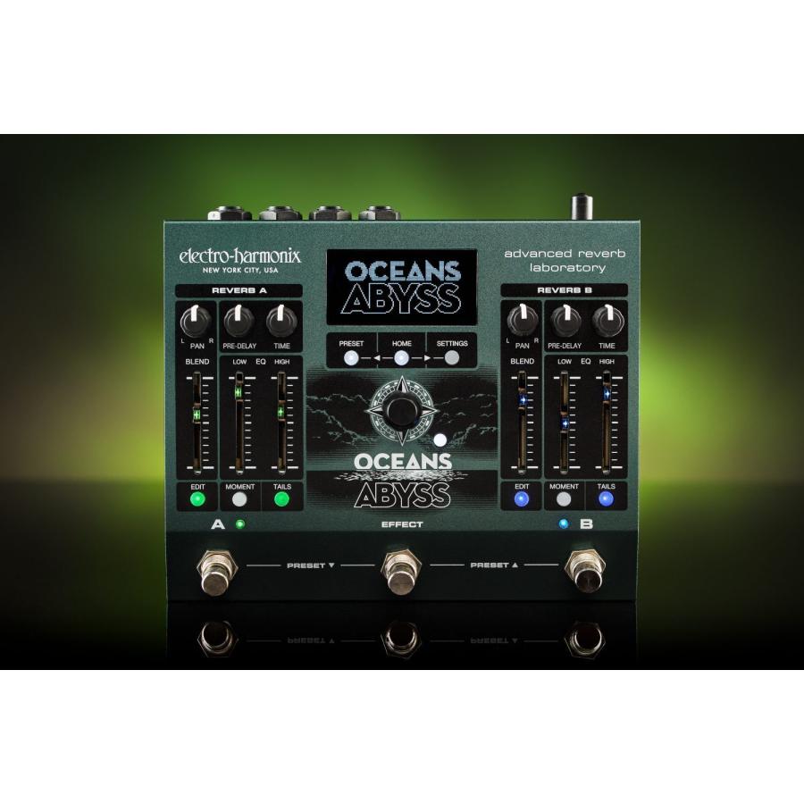 ELECTRO HARMONIX OCEANS ABYSS リバーブ ディレイ コーラス