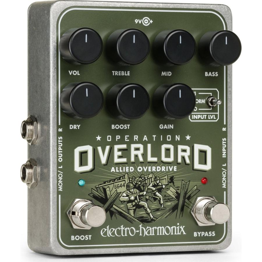 ELECTRO HARMONIX Operation Overlord Allied Overdrive ステレオ オーバードライブ｜aion｜02