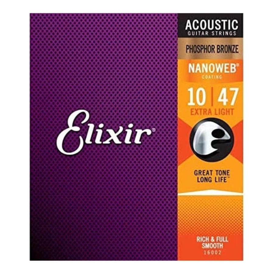 人気ブランド多数対象エリクサー Elixir 16002 Extra Light [10-47]x1セット アコギ弦 メール便発送・代金引換不可